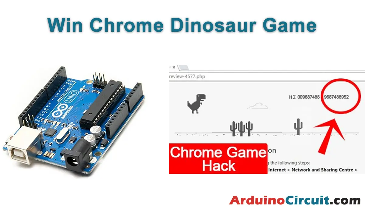 GitHub - pontocomdev/Hack-Arduino-Jogo-Dino-Run: Um Simples dispositivo  para jogar o game Dino Run T-REX